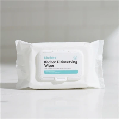 Kwizin dezenfekte ti sèvyèt mouye pou yo